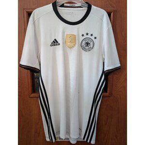 Germany Home football Soccer 2016 - 2017 Jersey Adidas Men's Size S White